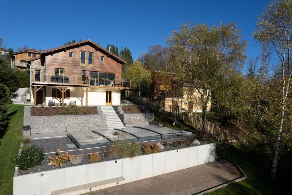 Le Cerf, Chalet Cocooning Avec Piscine Et Billard Ban-sur-Meurthe-Clefcy Extérieur photo